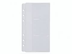 Plastlommer t/kreditkort t/ pers. planner 10stk/ps 3771