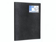 Demomappe A4 m/10 lommer sort