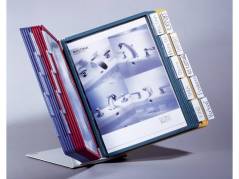 Registersystem Sherpa VARIO A4 t/bord gr&aring; m/20 lommer