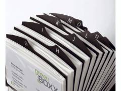 Visitkortkartotek VISIFIX sort