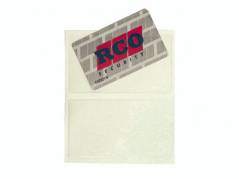 Visitkortlommer 105x60mm selvk. &aring;ben i lang side 100stk