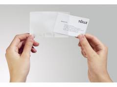 Visitkortlomme VISIFIX klar Pk/40 stk T/2413 & 2417