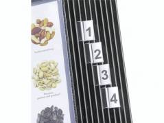 Faner til registerlomme 50 mm transparent 10stk/pak