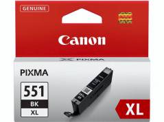 Bl&Atilde;&brvbar;kpatron Canon CLI-551 XL iP7250, MG5450, MG6350 sort