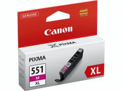 Bl&aelig;kpatron Canon CLI-551 XL iP7250, MG5450, MG6350 magenta