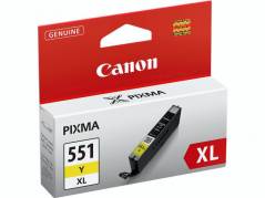Bl&Atilde;&brvbar;kpatron Canon CLI-551 XL iP7250, MG5450, MG6350 yellow
