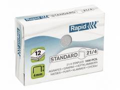 H&aelig;fteklamme Rapid Standard 21/4 galvaniserede 1000stk/pak