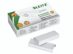 H&Atilde;&brvbar;fteklammer Leitz 24/6 hvid 1000stk/pak