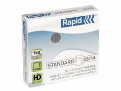 H&Atilde;&brvbar;fteklamme Rapid Stand. 23/14 galvaniserede 1000stk/pak