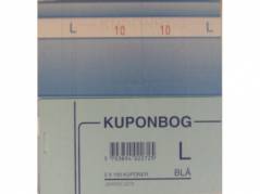 Kuponb&Atilde;&cedil;ger  bl&Atilde;&yen; 2x1-100 130x70mm
