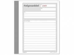 F&Atilde;&cedil;lgeseddelbog 3x50bl 108x150mm 92 2203 40