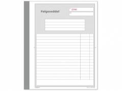 F&Atilde;&cedil;lgeseddelbog 2x50bl 148x200mm 92 2203 50