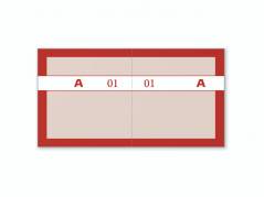 Kuponbog r&Atilde;&cedil;d 2x1-100 130x70mm 92 2205 90