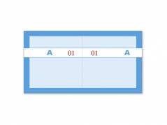Kuponbog 2x5stk ass. farver 92 2205 00