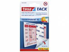 Brikker tesa Tack XL dobbeltkl&aelig;bende transp. 36stk/pak