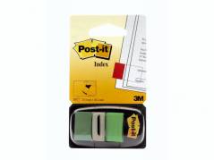 Post-it indexfaner 680-3 gr&Atilde;&cedil;n 25,4x43,2mm 50stk/pak