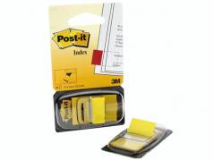 Post-it indexfaner 680-5 gul 25,4x43,6mm 50stk/pak