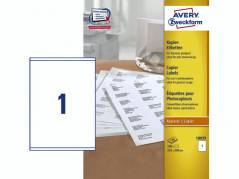 Copy-etiket  1/ark 100ark/&Atilde;&brvbar;sk 210x290mm 18039