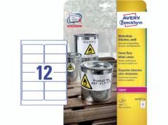 Laserlabels Avery vandfaste 99,1x42,3mm 20ark/&Atilde;&brvbar;sk L4776-20