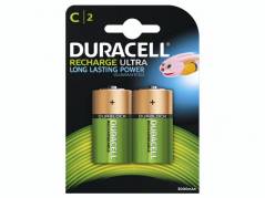 Batteri Duracell genopladelig C 2stk/pk, 2200mAh