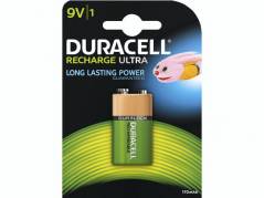 Batteri Duracell genopladelig 9V 1stk/pk 150mAh
