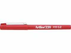 Fineliner Artline EK220 0,2mm r&oslash;d