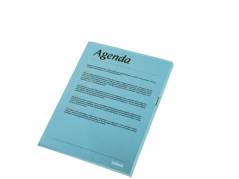 Plastomslag A4 Esselte 0,115mm bl&aring; 100stk/pak