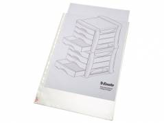 Plastlomme Esselte A3 0,08mm h&oslash;jformat pr&aelig;g 50stk/pak