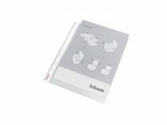 Plastlomme Esselte A5 0,85mm premium pr&aelig;g 10stk/pak
