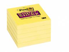 Post-it blok Super Sticky ultra gul 76x76mm 90bl. 12 blk/pk