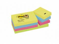 Post-it notes neon 38x51mm 4 ass farver 12blk/pak 653TFEN