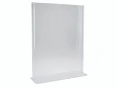 Brochuredisplay bnt klar A4 T-form t/bord 297x210mm