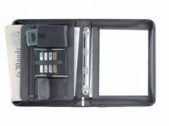 Dokumentmappe Eurostyle sort kunstl&aelig;der stor A4 m/ringe