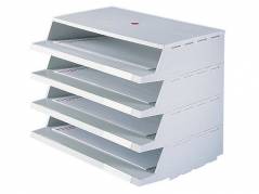 Brevbakker Twin Panorama gr&Atilde;&yen; 2100-9 4bakker/stk