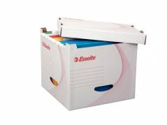 H&Atilde;&brvbar;ngemappekasse Esselte hvid karton 360x285x337mm