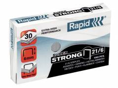 H&aelig;fteklammer 21/6 G Super Strong 1000stk/pak