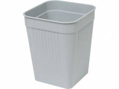Papirkurv plast gr&Atilde;&yen; 14 l 4-kantet 321x260x260mm