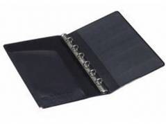 Lommeringb&Atilde;&cedil;ger str.4 163x11mm 8mm 6-rings mekanisme sort