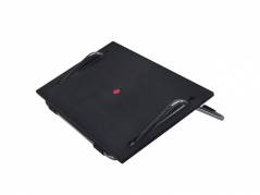 Fodst&oslash;tte Twin Ergonomic sort/krom 3121