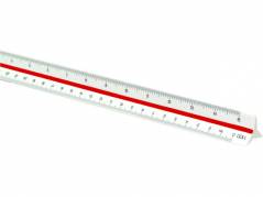 M&aring;lestokke trekantede 303 1:2,5:5:10:20:50:100