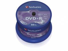 DVD+R Verbatim 4,7GB 16X 50stk spindel 43550