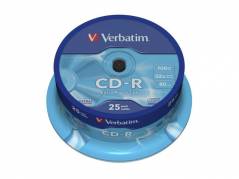 CD-R Verbatim 80min 700MB 52X 25stk/pak