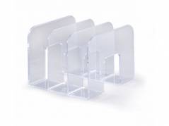 Katalogholder 3 rum klar 215x210x165mm
