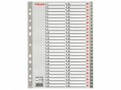 Register Esselte A4 1-54 i plast m/forblad gr&aring;