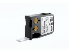 Labeltape DYMO XTL 21x21mm etiket sort p&Atilde;&yen; hvid lamineret