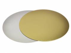 Kagepap &Atilde;&tilde;14cm guld/s&Atilde;&cedil;lv 100stk/pak