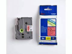 Labeltape Brother TZ431 12mmx8m sort p&Atilde;&yen; r&Atilde;&cedil;d lamineret