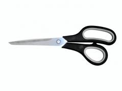 Saks bnt/Office sort/gr&aring; 215mm blad: 115mm soft gummigreb