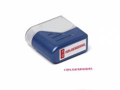 Stempel Deskmate F&Atilde;&cedil;lgeseddel r&Atilde;&cedil;d tekst