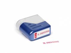 Stempel Deskmate Orientering r&Atilde;&cedil;d tekst